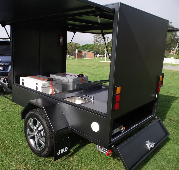 Honda BBQ trailer