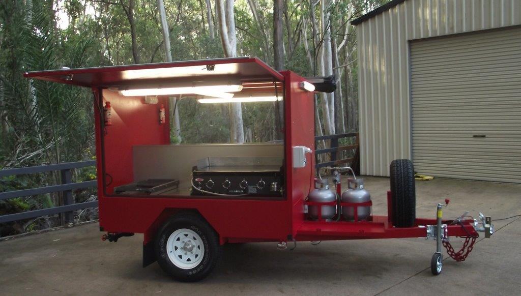 Smaller version Recessed Wheel Trailer with half divider wall as requested